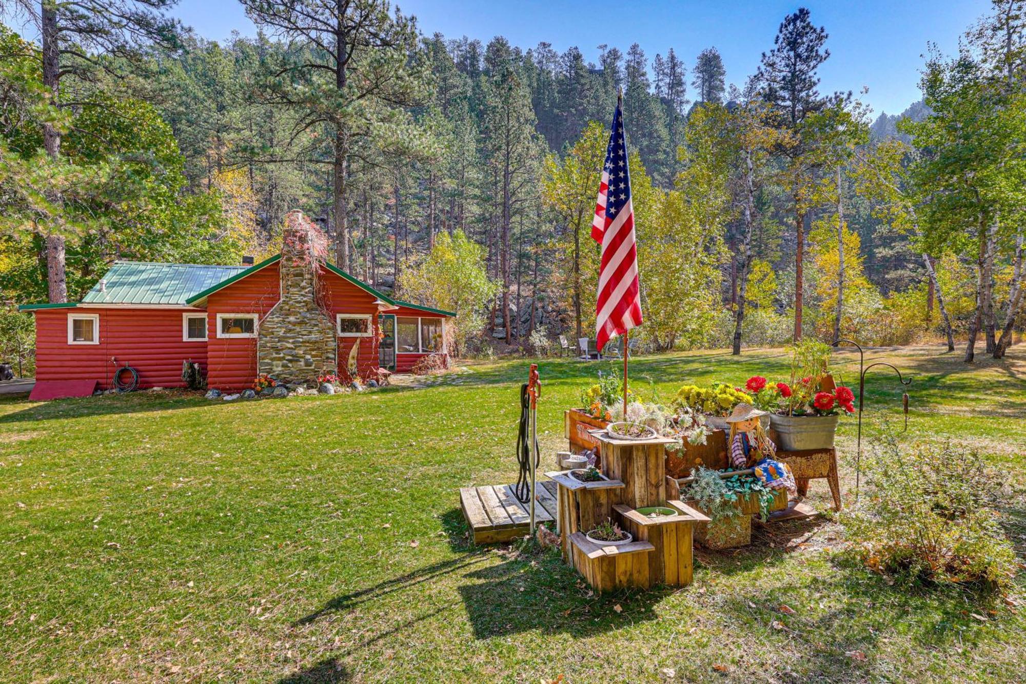 Historic Keystone Cabin Near Mount Rushmore! Extérieur photo